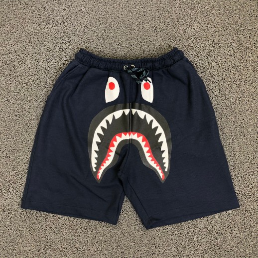 SHORT PANTS CELANA PENDEK BOXER A BATHING APE BAPE SHARK NAVY