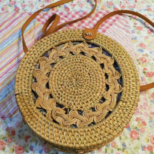 Tas Rotan Bali / Sling Bag Rotan Bali