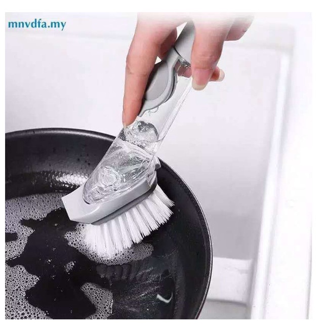 [BISA COD] SIKAT TONGKAT PEMBERSIH CUCI PIRING DENGAN DISPENSER SABUN OTOMATIS GAGANG PANCI MULTIFUNGSI BRUSH