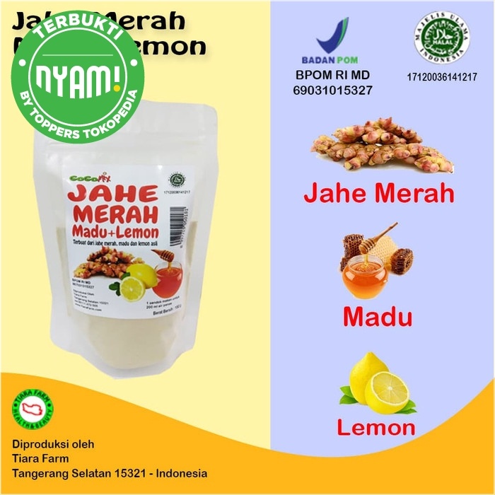 

d201nhd Jahe Merah + Madu + Lemon 150 G Ds201Fs