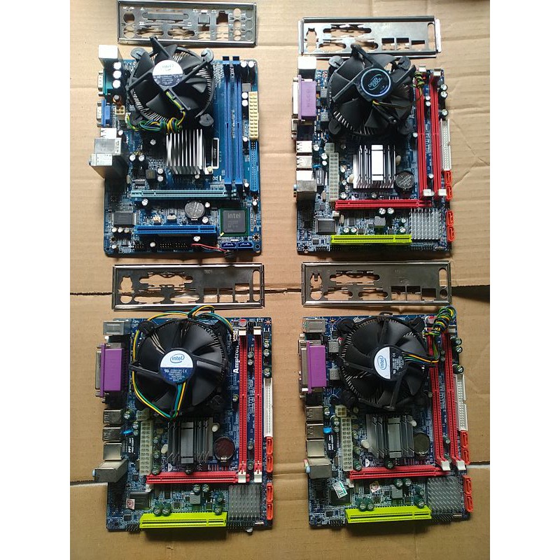 mobo g31 ddr2 + procesor&fan