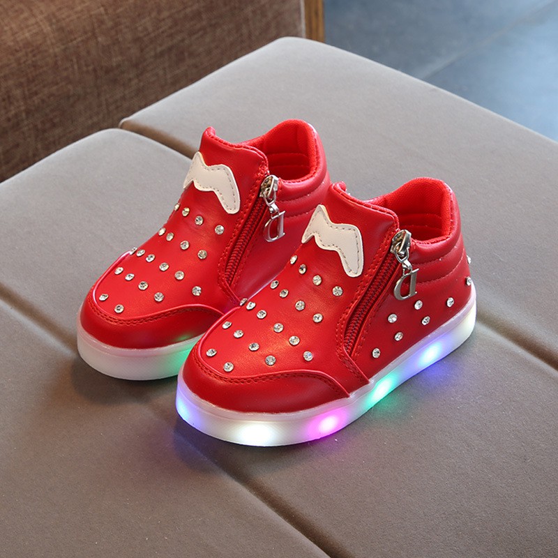 Sepatu boots anak perempuan import LED IMP-1R4