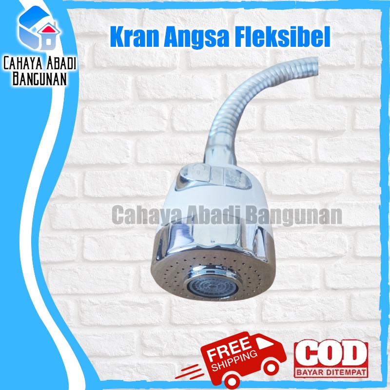 Kran Keran Air Leher Angsa Cuci Piring Fleksibel Flekxible Soligen