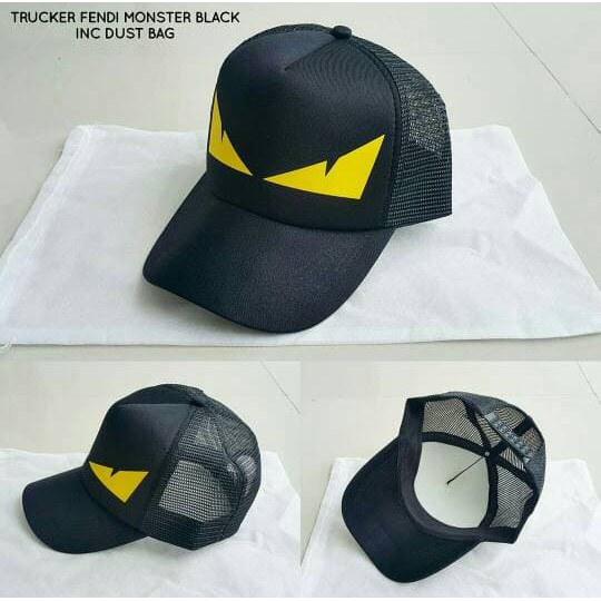 TOPI FENDI MONSTER EYE YELLOW