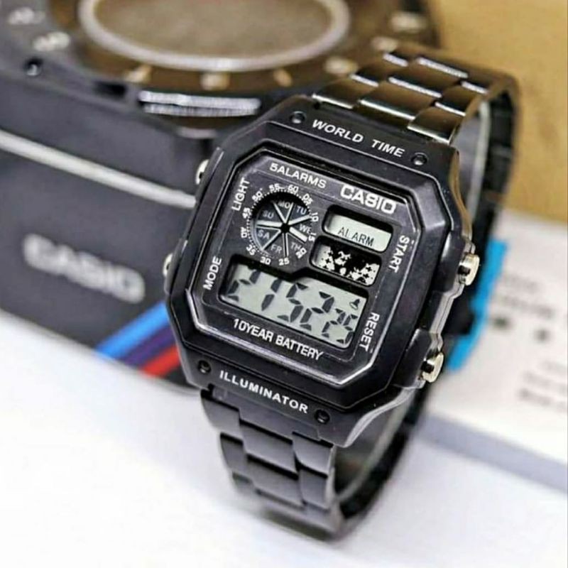 PROMOOOOO JAM TANGAN CASIO ANTI AIR BUAT BERENANG JAM TANGAN BISA NYELEM TERLARIS KEREN KASUAL PRIA