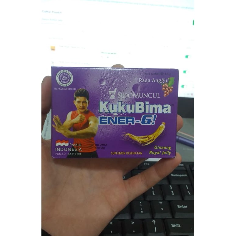 Kukubima Anggur Box Kecil isi 6 sachet