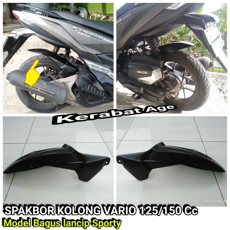 Hugger Spakbor kolong Honda Vario 125/150 Led New Model Sporty