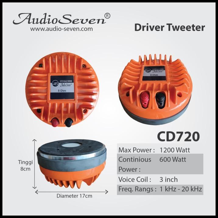 Driver / Tweeter Audioseven Cd720 Line Array Bukan Rcf