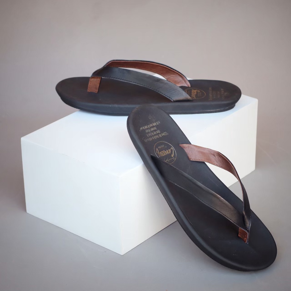 SANDAL JEPIT PRIA DEWASA SANTAI PRIA CEVANY WALLET KULIT ASLI ORIGINAL CASUAL 100% PRIA KERJA KANTOR NYAMAN || SANDAL JEPIT PRIA INDIAN TERBARU LEBARAN 2022