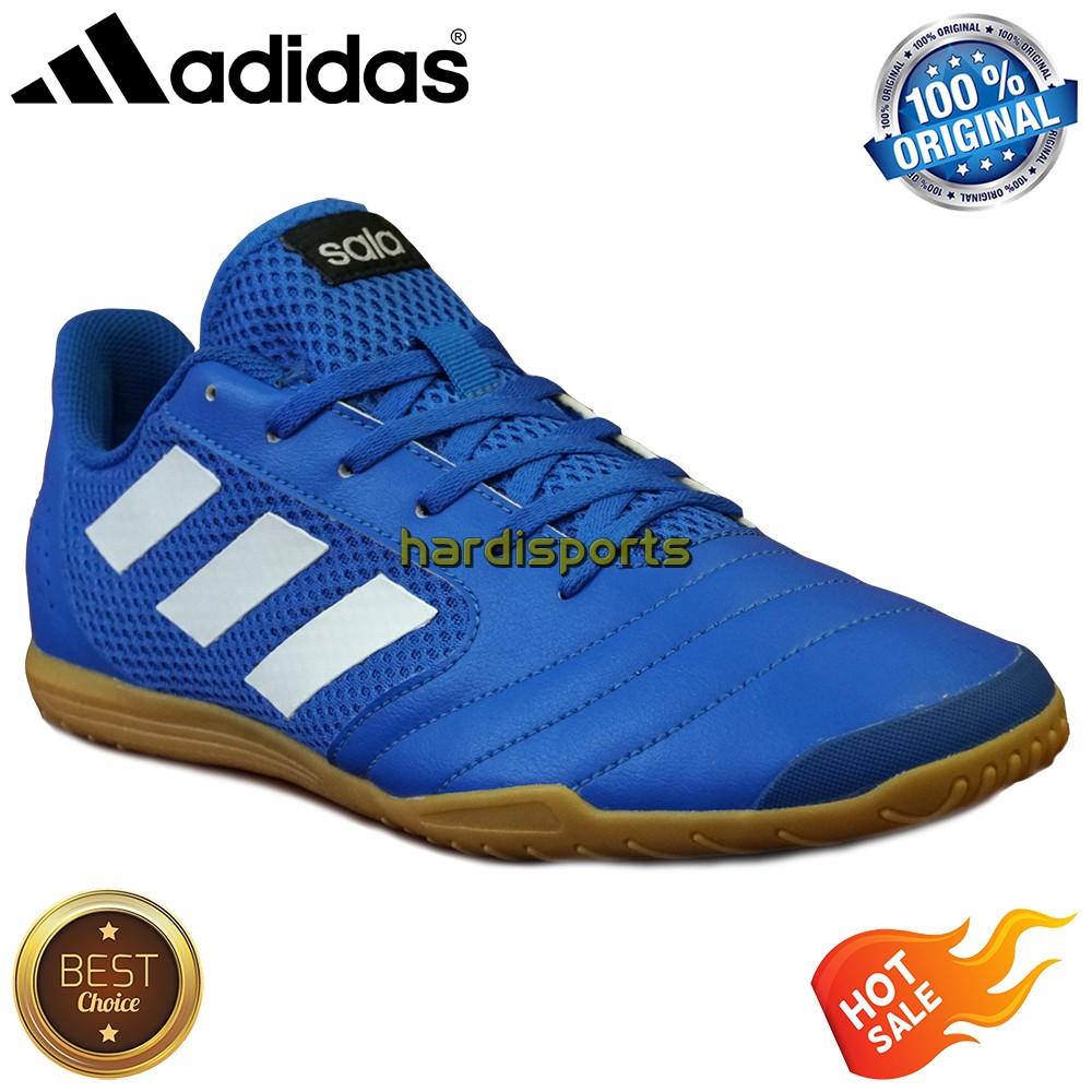  Sepatu  Futsal  Pria Adidas Ace 17 4 Sala S82225 Blue 