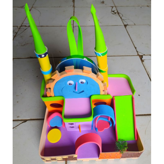 rumah mainan kelomang Umang model matahari besar