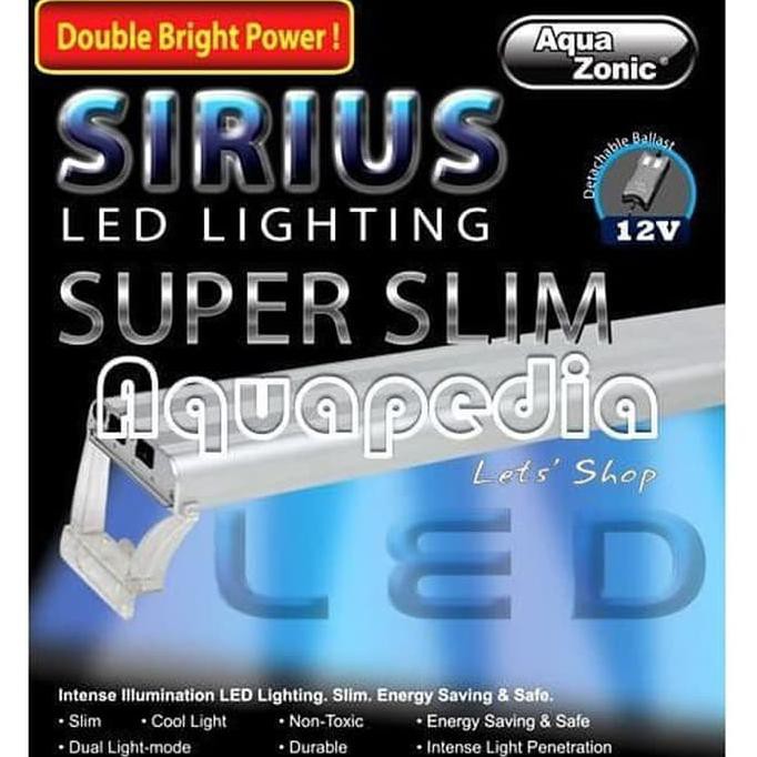 Aquazonic Sirius 150Cm Double Bright Power Super Slim Aquarium Lamp Original