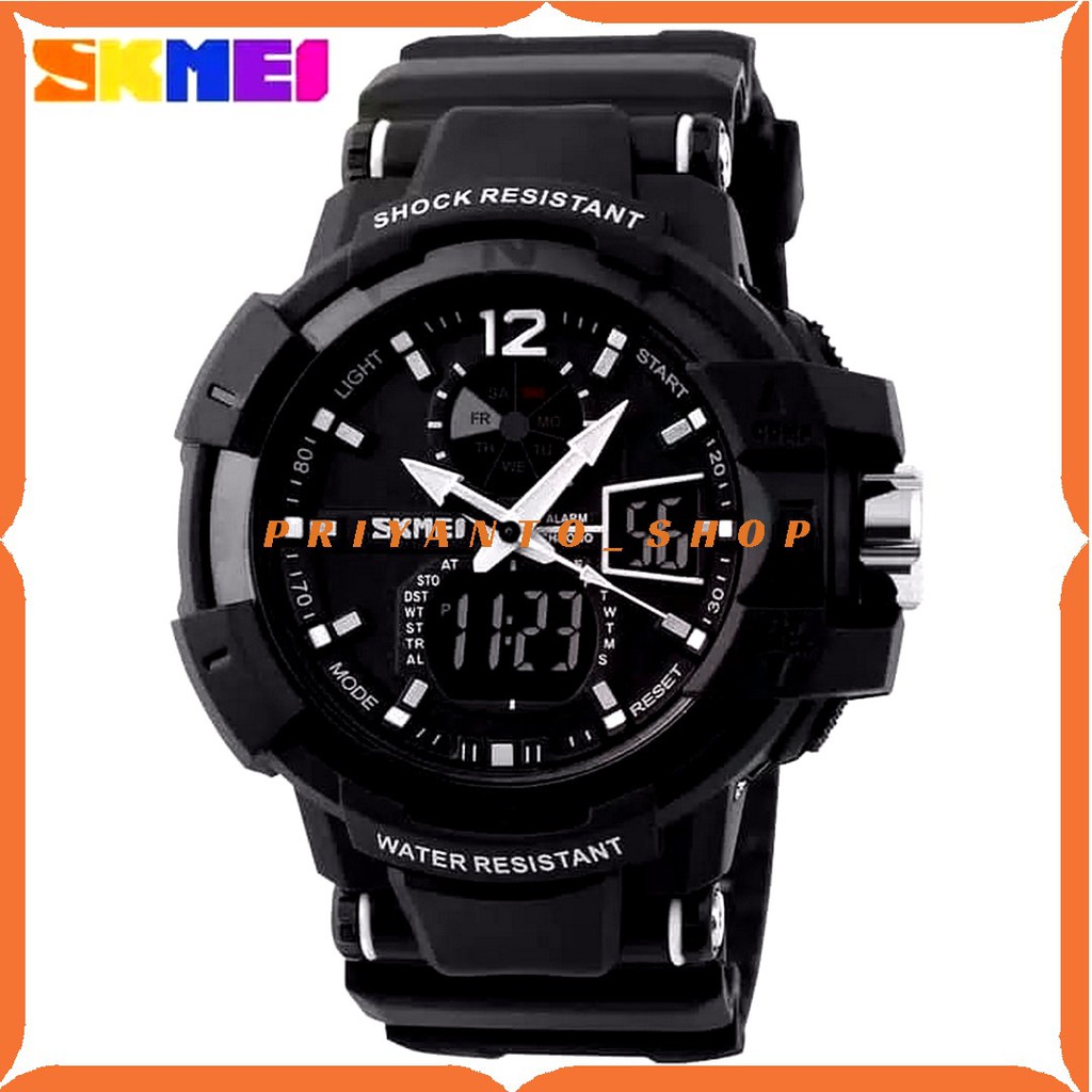 Strap Tali Jam Tangan Skmei 1040 SKMEI 1040 Hitam SKM-1040