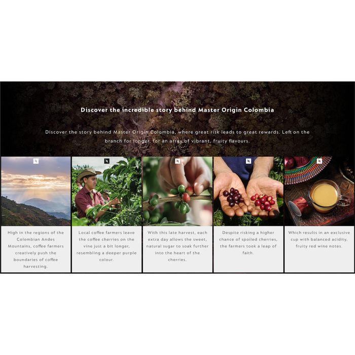

201ggffg Nespresso Master Origin Colombia Coffee Capsule / Kapsul Kopi Ds20X11