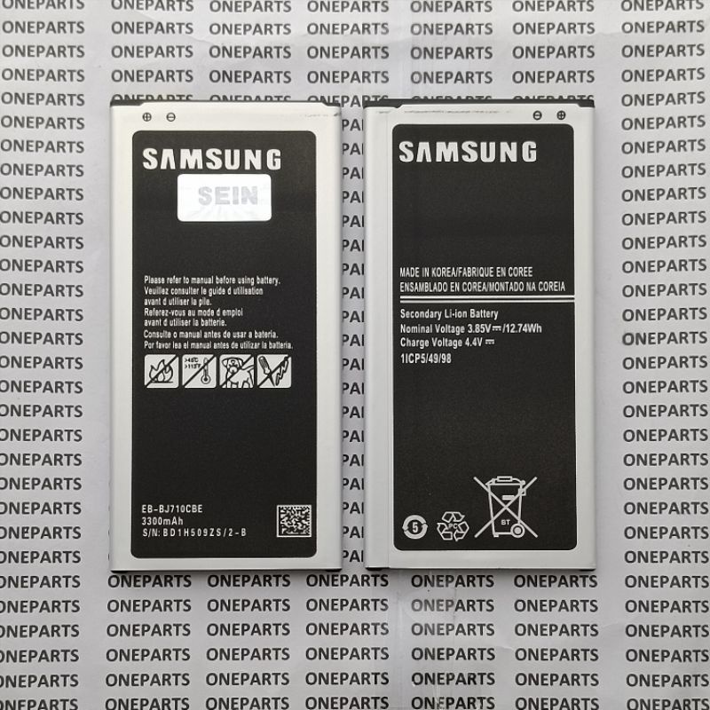 BAT BATTERY BATERAI BATRE SAMSUNG GALAXY J710 J7 2016 ORIGINAL