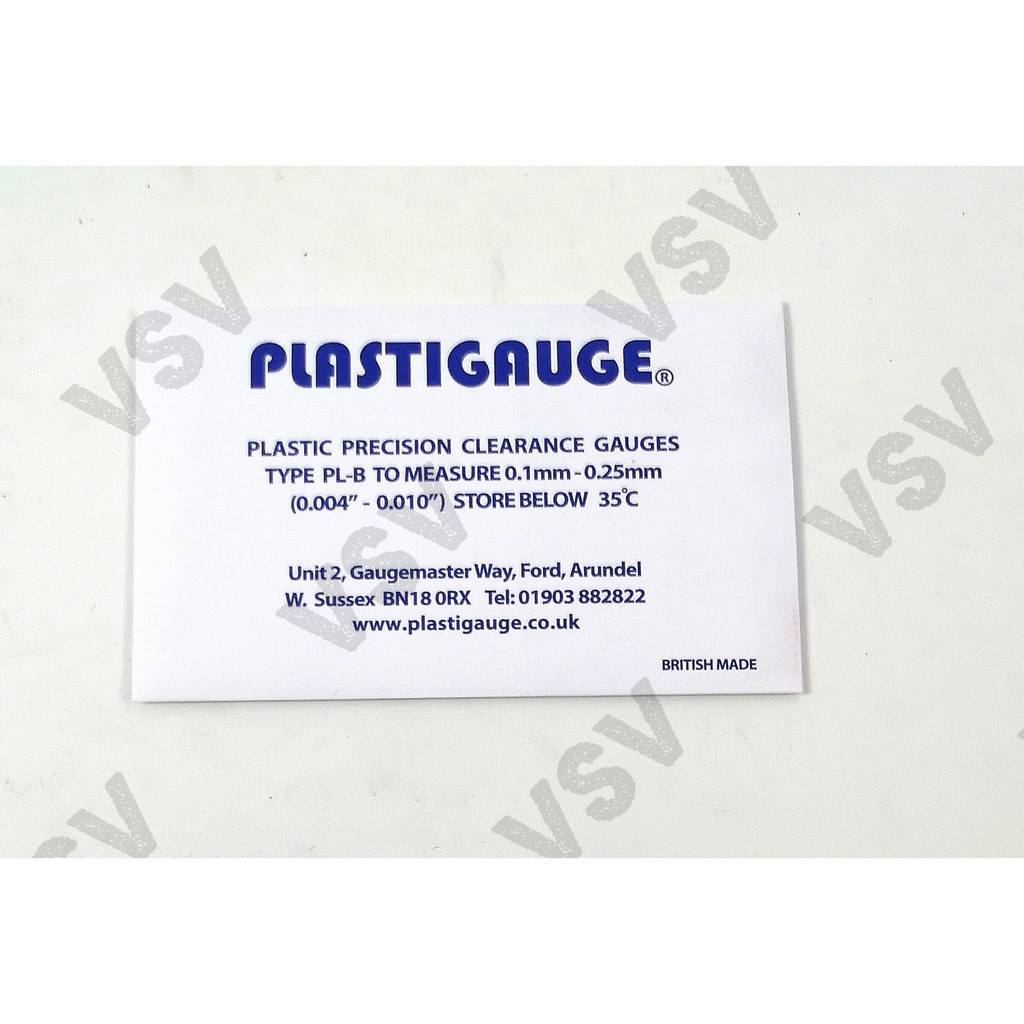 PLASTIGAUGE BIRU PLASTI GAUGE PLASTIC GAUGE BIRU 0.100-0.250mm