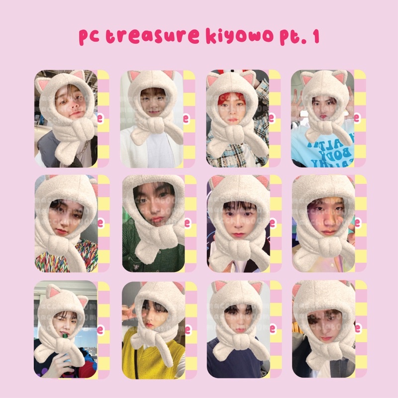 pc photocard treasure kiyowo unofficial