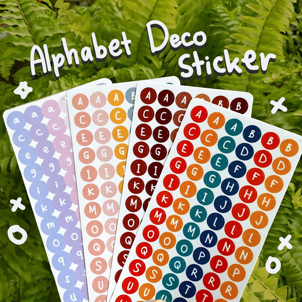 

[pennpaper] Alphabet & Number Deco Bujo Sticker