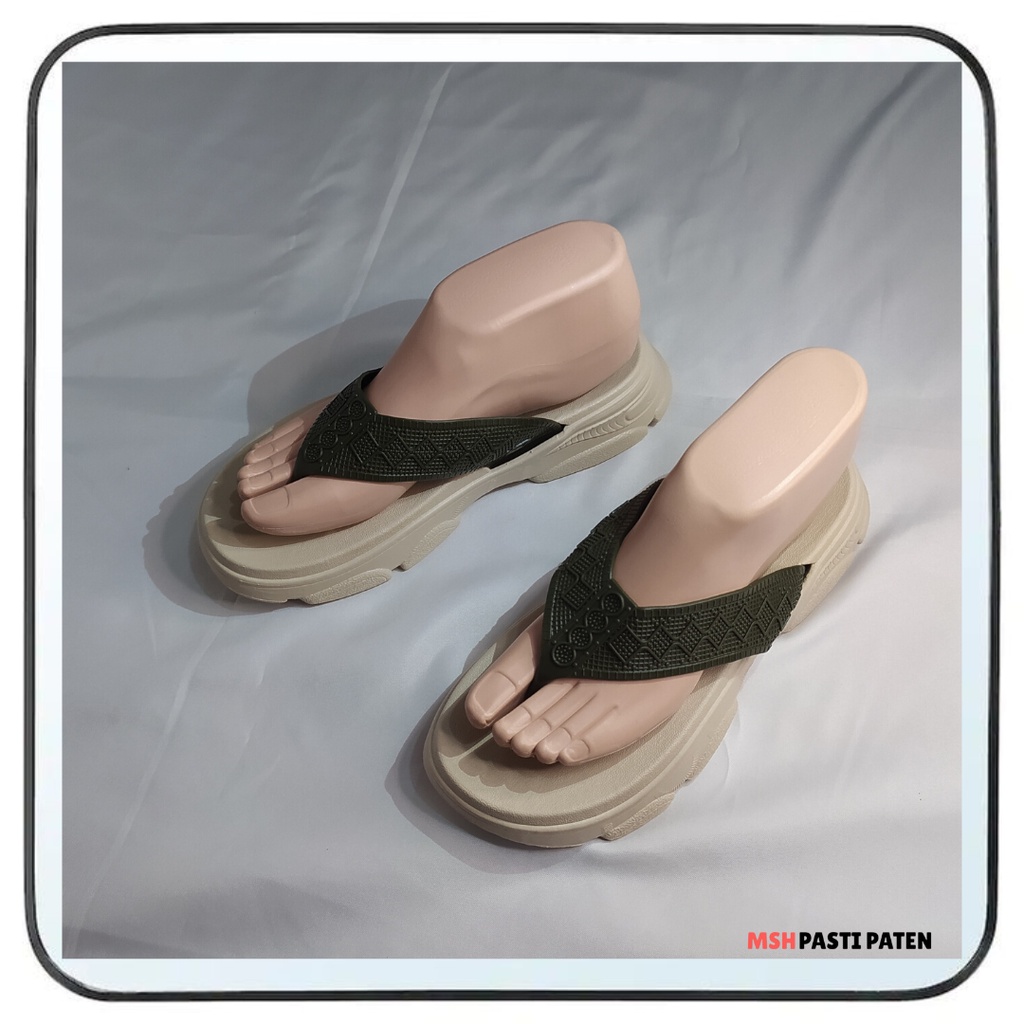 Sandal Wedges Jepit Impor wanita Termurah Hys Ori