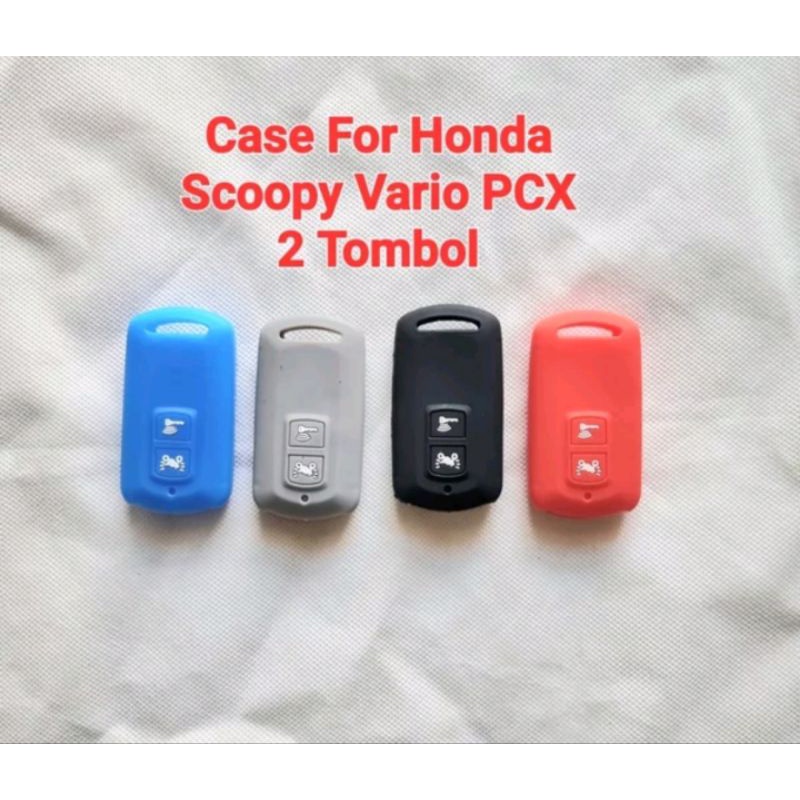 Cover Silicone Kunci Remote Keyless Smart key Honda Scoopy Vario PCX Kondom Kunci Silikon