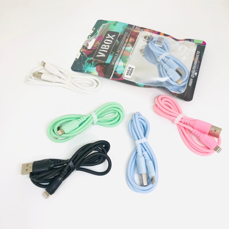 KABEL DATA MACARON KING66 FOR TYPE C PACKING PLASTIK