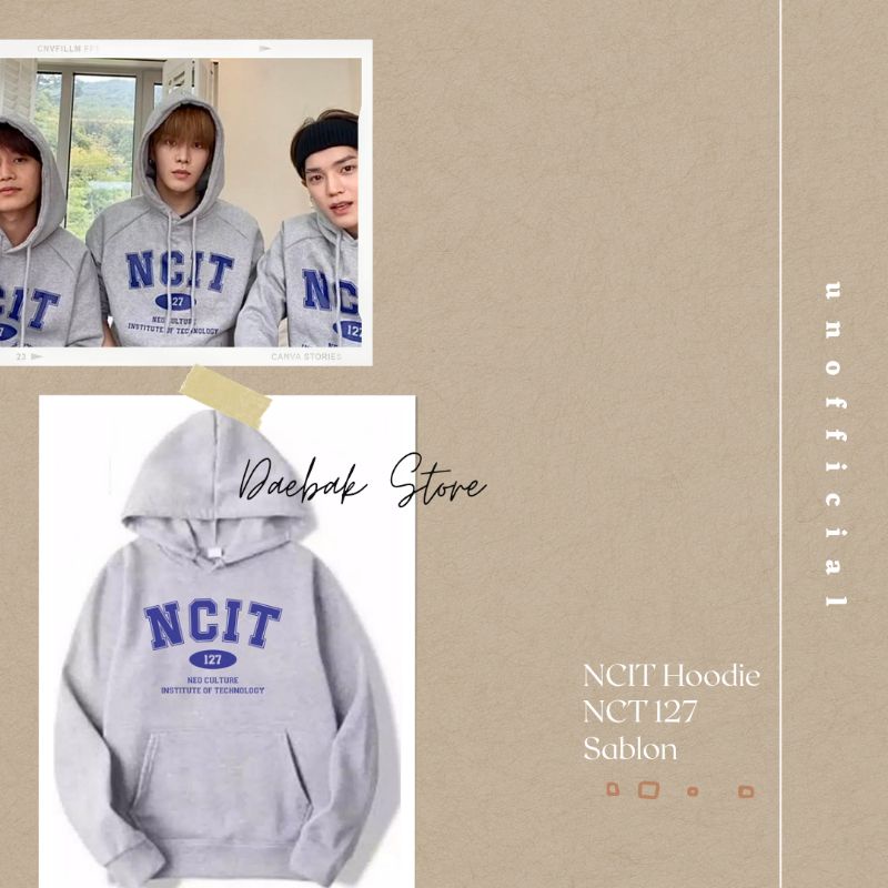 Hoodie Kpop NCT127 NCIT SABLON