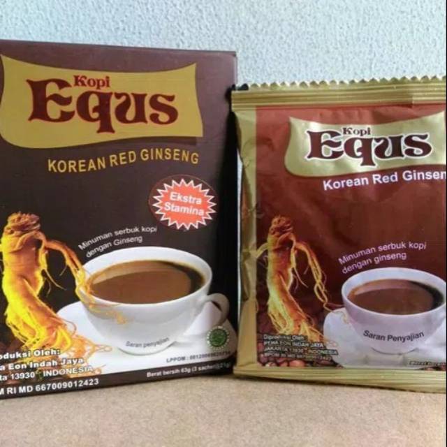 

Kopi (Equs Extra) plus Korean Red gingseng