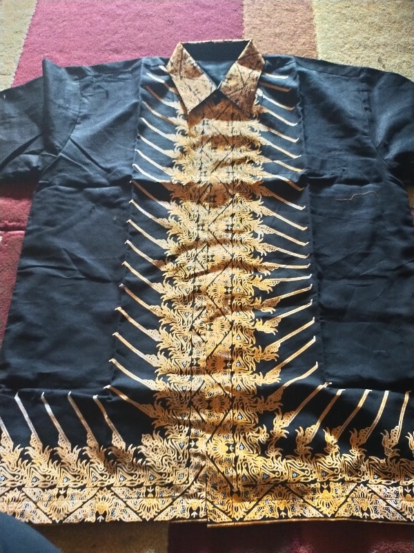 Kemeja Batik Mangkubumi Pen Rajasakti Pakaian Pria Batik Formal Lengan Pendek Berfuring