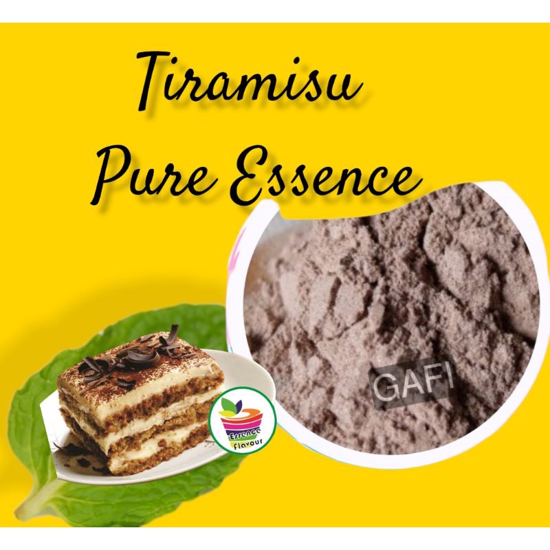 

Bubuk Tiramisu Pure Flavor Essen Ekstrak Tiramisu Murni No Sugar