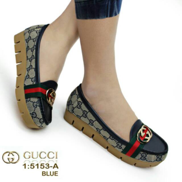 SEPATU GUCCI KANVAS 5153-A#