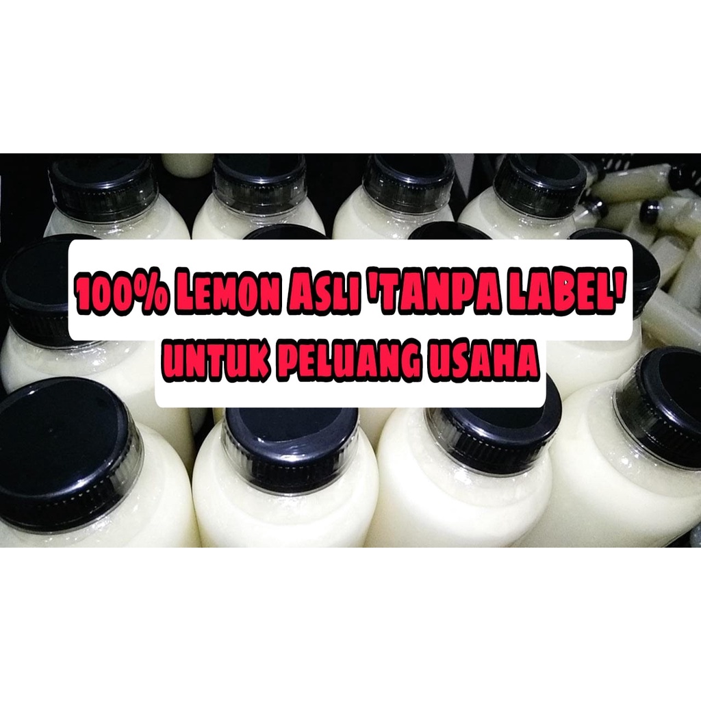 

PAKET USAHA Sari Lemon Lokal 500ML Tanpa Label Premium Tanpa Pengawet Bisa Request Warna Tutup