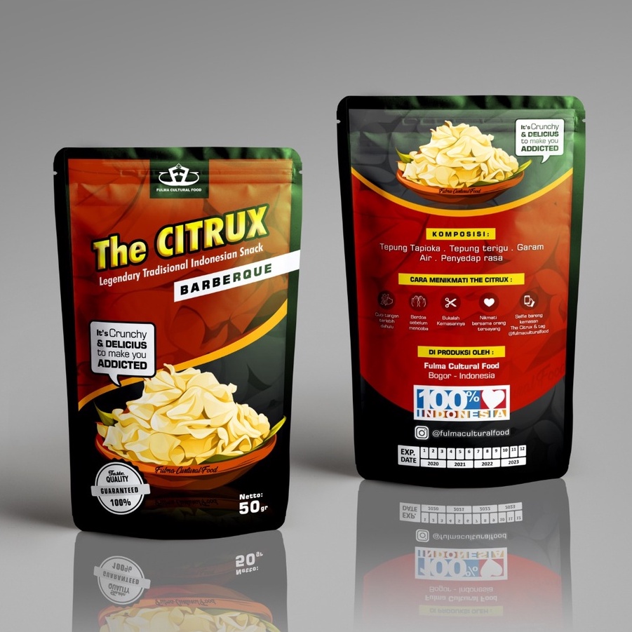 

Cemilan Keripik Citrux - Barbeque