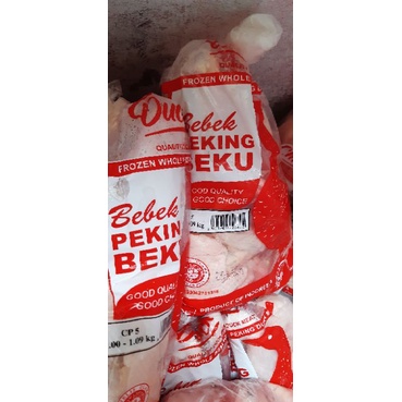 

Bebek Peking Muda UTUH Ukuran 1000 - 1100 gr