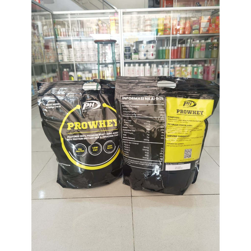 (Bonus Shaker/Singlet) Ph Prohybrid Prowhey pro Whey Protein Isolate 10 Lbs