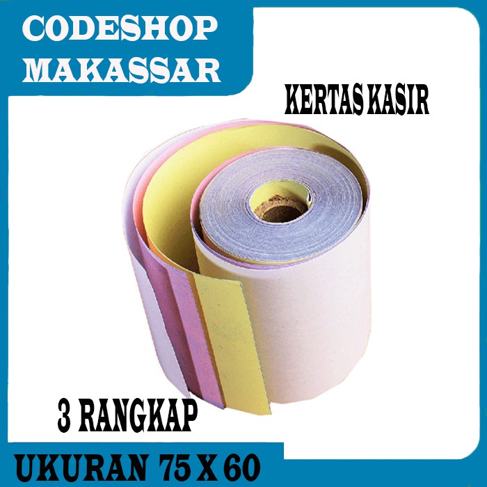 

Kertas Kasir DotMatrix Triple Copy / 3 Rangkap