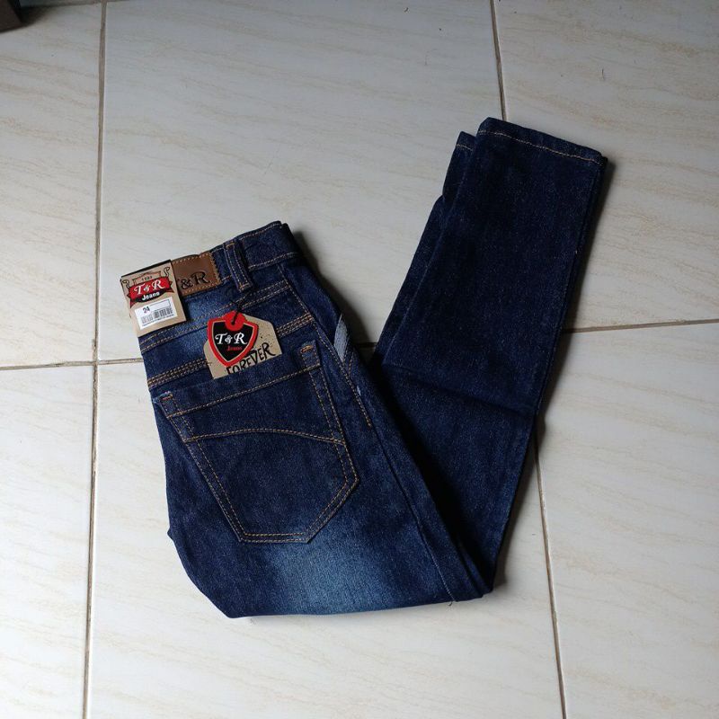 Celana Jeans Anak Tanggung 7-14 Tahun  Strecth