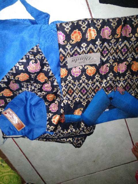 Sania Ruffle Batik Ori Gamis Balotelli Azzahra