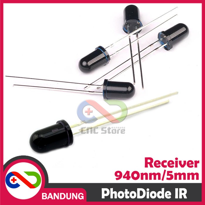 IR INFRARED PHOTODIODE RECEIVER PENERIMA 940NM 5MM