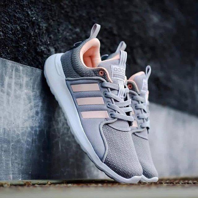 Sepatu Adidas Cloudfoam Lite Racer Peach.