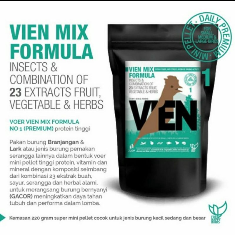 VOER VIEN LARK & BRANJANGAN 1 PAKAN BRANJANGAN PROTEIN TINGGI