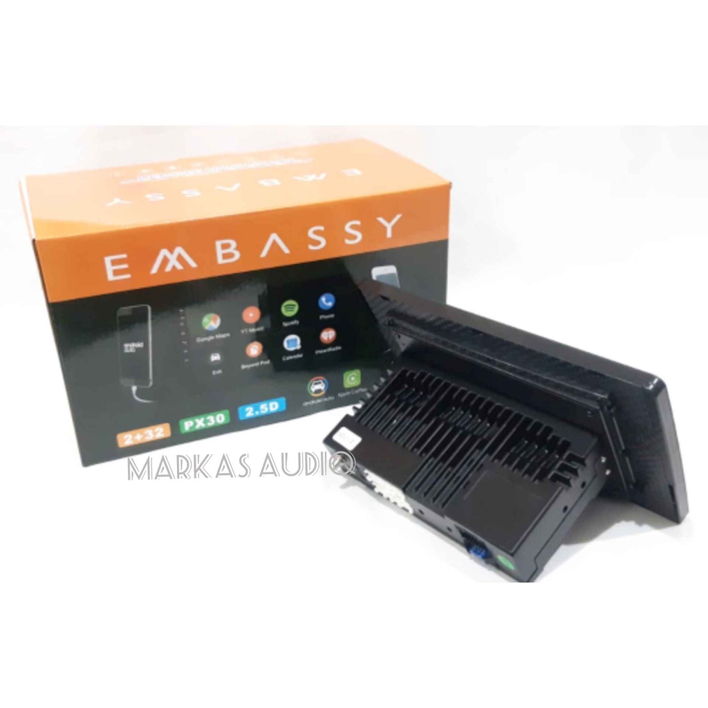 Head unit double din embassy px30 android 10 inch