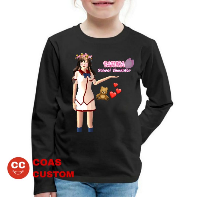 BAJU KAOS SAKURA SCHOOL SIMULATOR LENGAN PANJANG