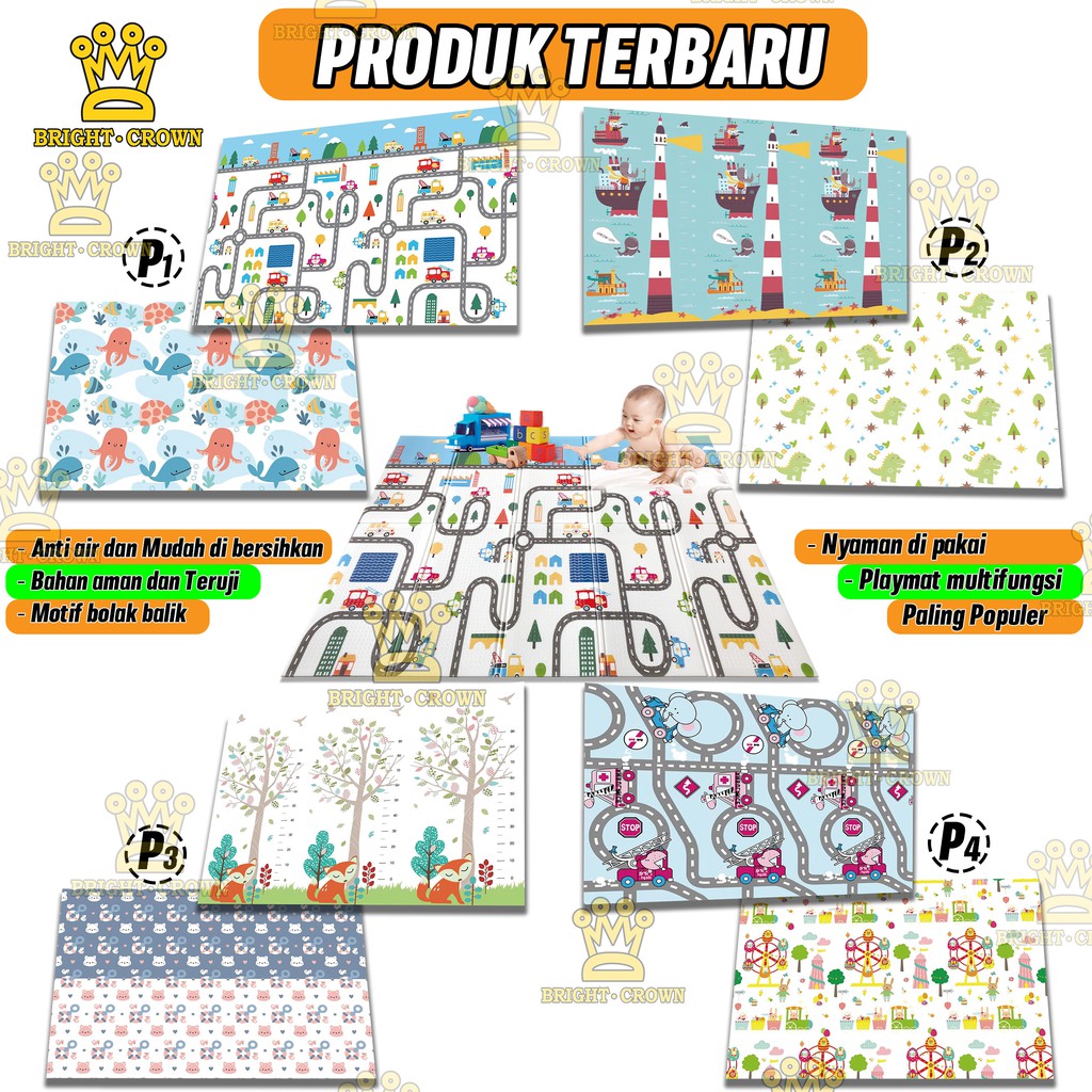 (KK)Terbaru Playmat Bright Crow   n Kelas Premium (Bonus Tas