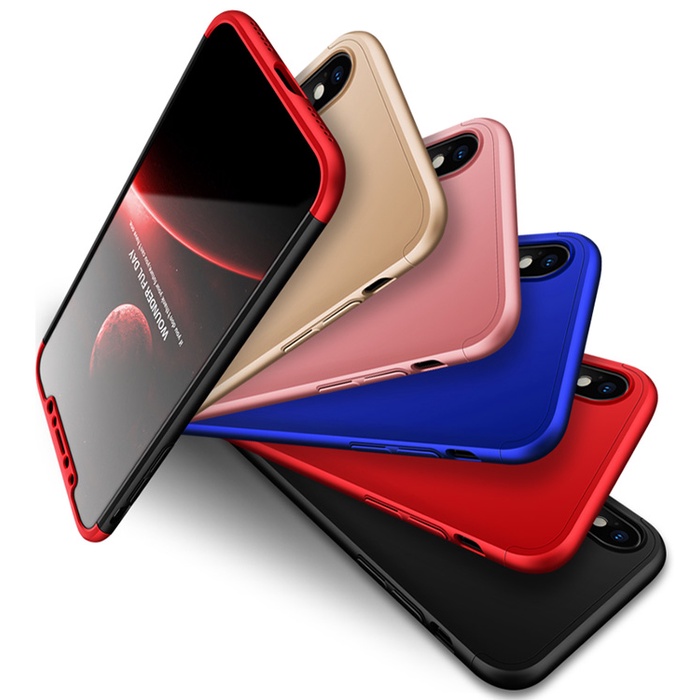 Hard Case Iphone Xs Max GKK Full Protection 360 Hard Case Armor