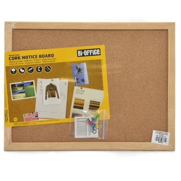 

MURAH Bi-Silque Cork Board Papan Buletin 40x30 Cm