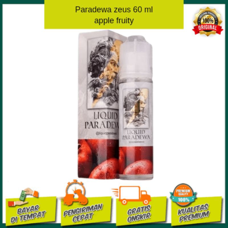 PARADEWA ZEUS APPLE FRUITY 60 ML-ORIGINAL