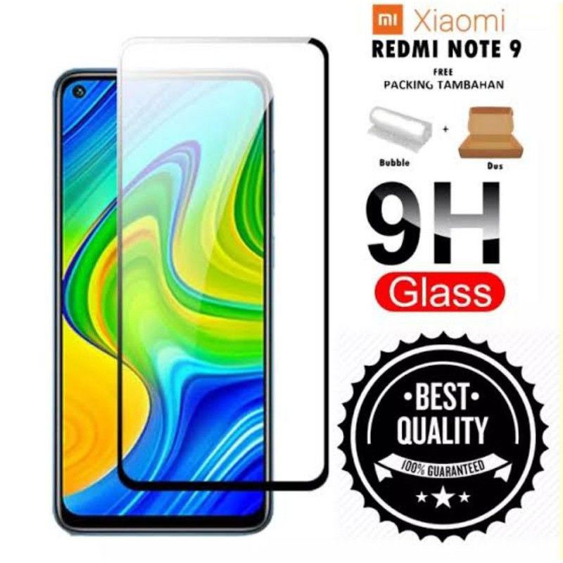 Tempered Glass Xiaomi Note9 Full Screen Premium Protector Quality