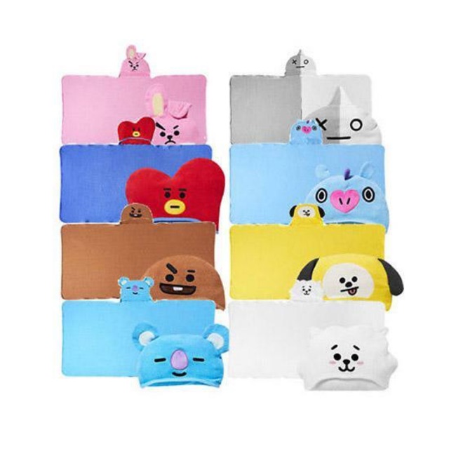 [PO] OFFICIAL BT21 HOODIE TOWEL