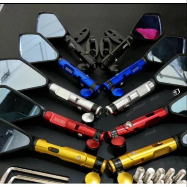 Spion Tomok Full CNC yamaha Nmax Vixion R15 R25 Xabre  Aerox -kaca spion semua motor