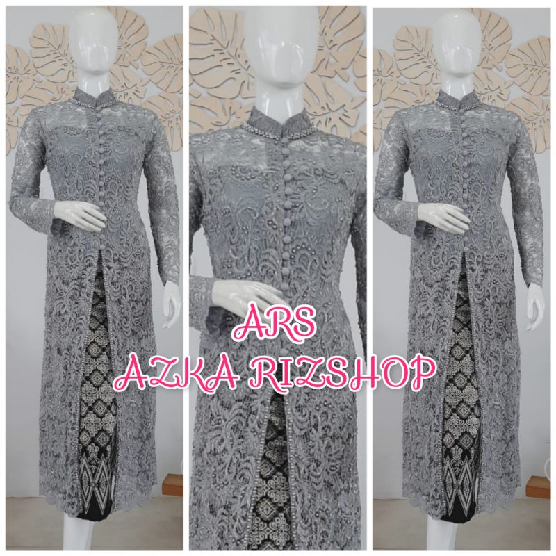 atasan kebaya brukat silver kebaya brukat ibu hajat kebaya brukat termurah kebaya brukat premium keb